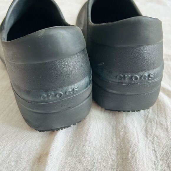 Crocs Neria Pro II Slip Resistant Work Clog Black Leopard Women's 10 Nurse Teach - Picture 5 of 9